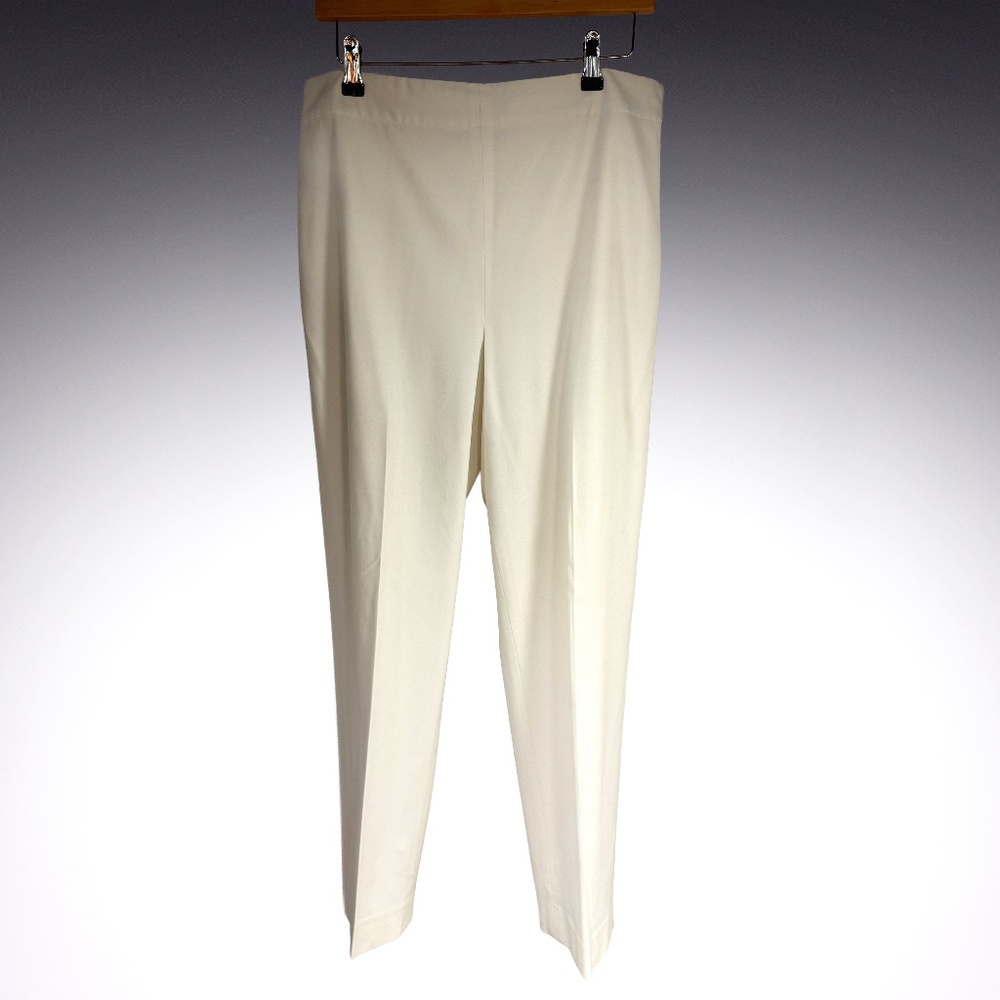 White Talbots Hollywood Straight Leg Pants